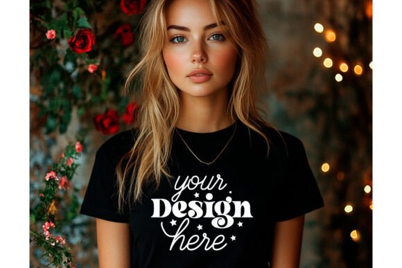 Bella Canvas 3001 Valentine Mockup: Graphics & Product Mockups