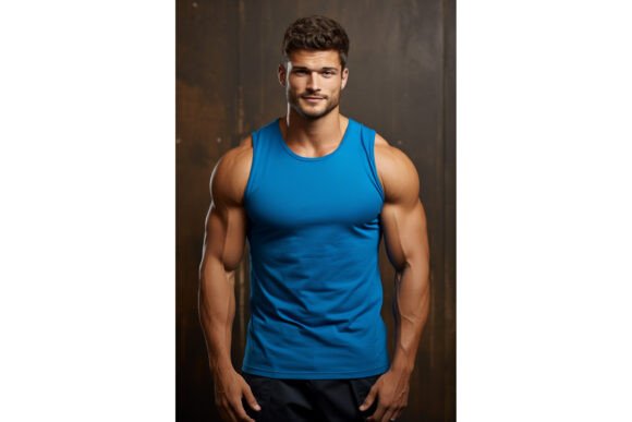 Blue Tank Top Mockup: Essential Graphics for Product Mockups
