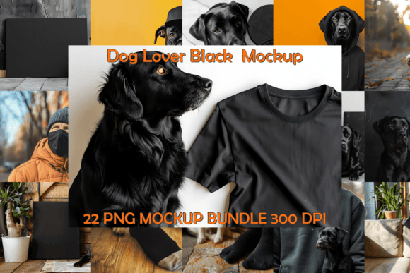 Dog Lover Black Mockup Bundle: A Designer's Review