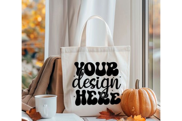 Halloween Tote Bag Mockup 76: Graphics for Product Mockups