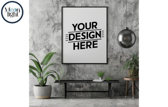 Landscape Frame Mockup: Premium Graphics for Product Mockups