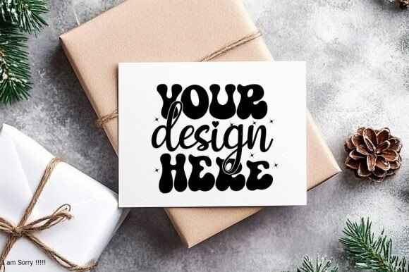 Review: Christmas Card Mockup Square 2 for Holiday Embroidery
