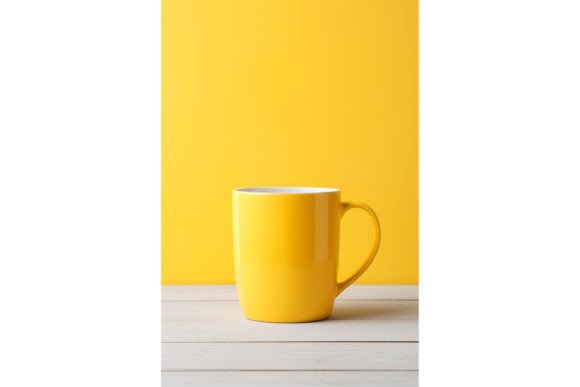 Yellow Mug Mockup: Graphics for Product Mockups